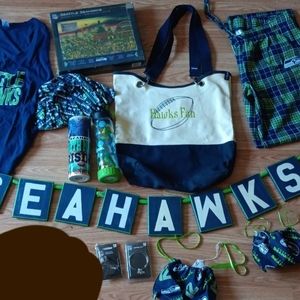 Seahawks Fan Seattle Football Lot of Fun Items